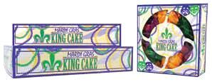 10X10X2.5 King Cake Box