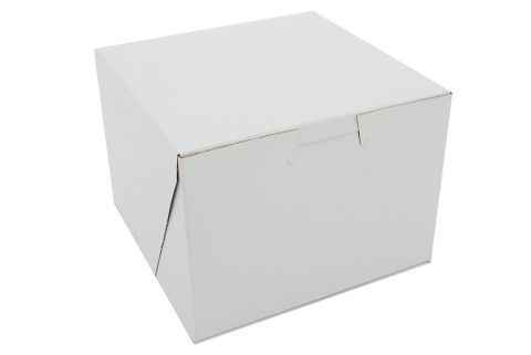 5.5 X 5.5 X 4 White Bakery Box