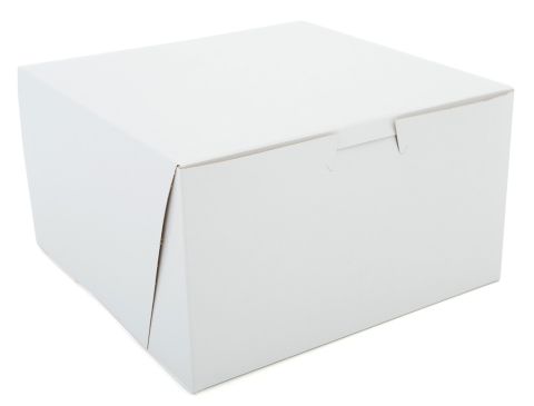 7X7X4 White Bakery Box