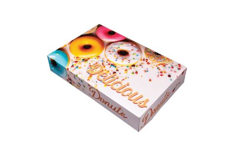 Delicious Donut One Dozen Flat Box