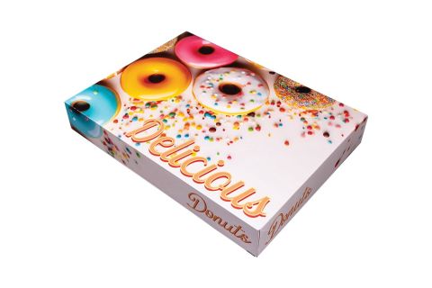Delicious Donut Half Dozen Flat Box