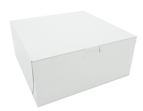 9X9X4 White Bakery Box