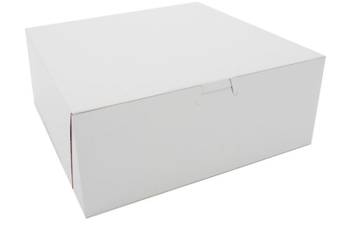 10X10X4 White Bakery Box