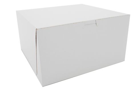 10X10X5.5 White Bakery Box