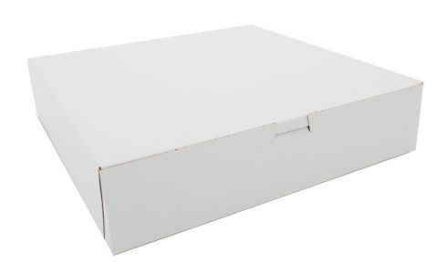 12X12X2.75 White Bakery Box