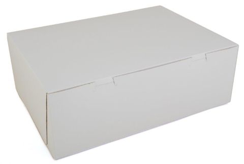 10.5X14.5X5 Quarter Sheet White Bakery Box