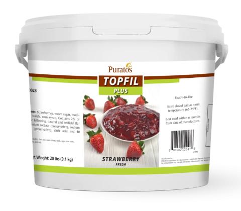 Topfil Plus Strawberry Filling