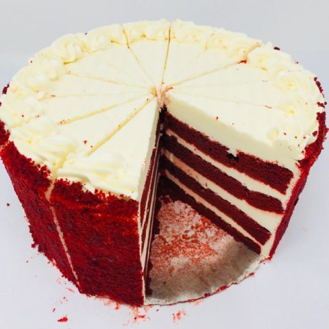 Skyscraper Red Velvet Layer Cake