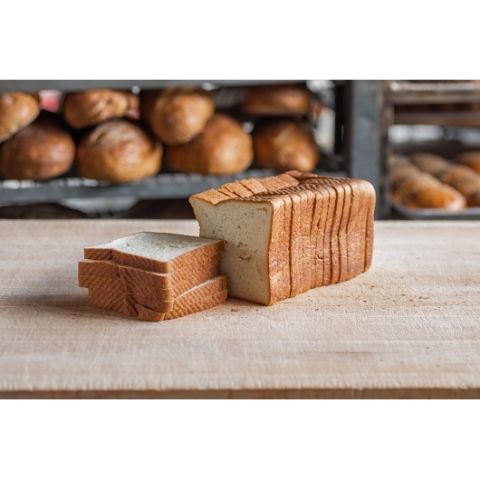 Pan De Mie Brioche Loaf Sliced
