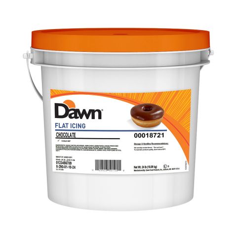 Flat Chocolate Cold Dip Icing