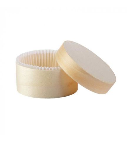 Wood Box with Lid and Baking Cup