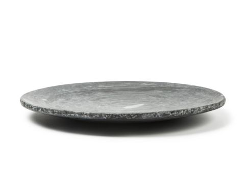 Black Rustic Rim Plate XL 