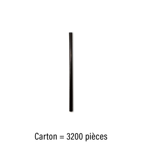 Black Rigid Straw 5mm